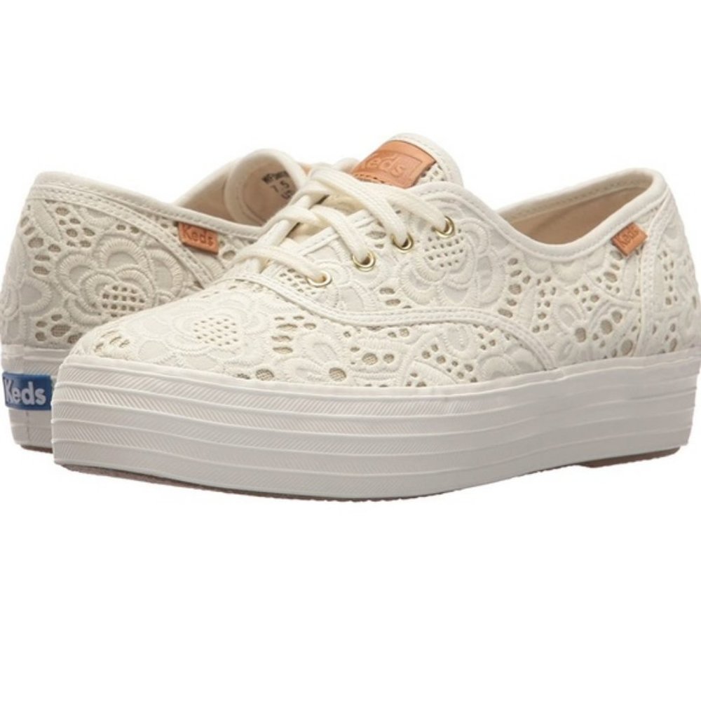 LOOKING FOR Keds Women's Triple Embroidered Croche